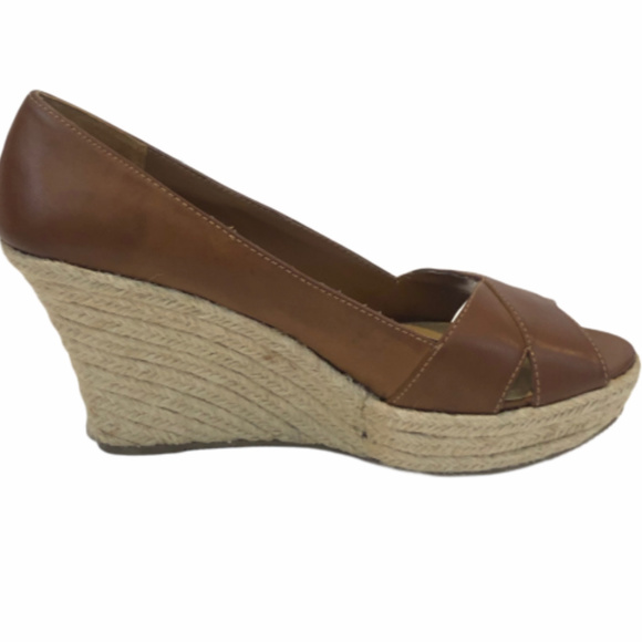 St. John's Bay Shoes - 5/$35 St John's Bay Open Toe Espadrille wedges -11